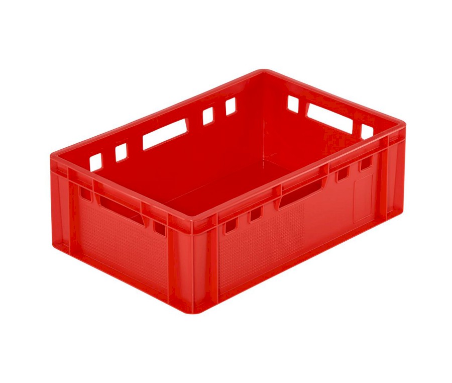 Přepravka E2 červená, OÚ, uzavřená